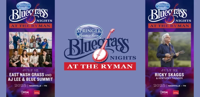 Springer Mountain Farms Bluegrass Nights at Ryman Auditorium