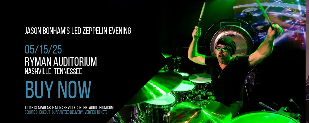 Jason Bonham's Led Zeppelin Evening at Ryman Auditorium