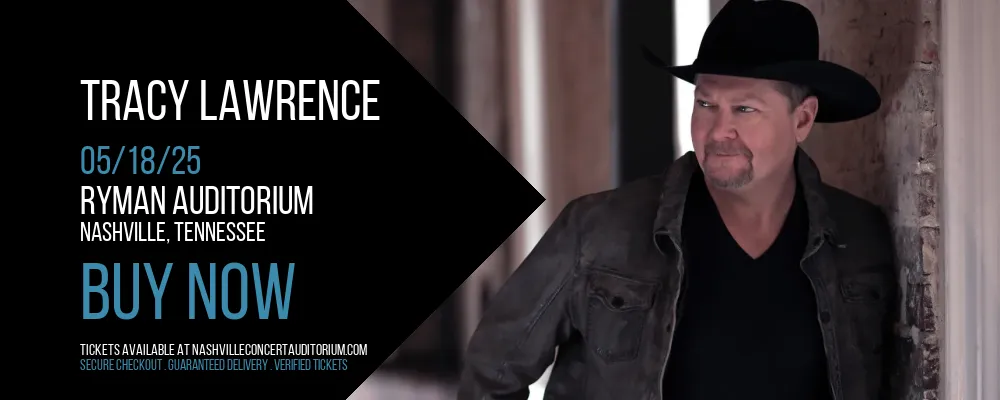 Tracy Lawrence at Ryman Auditorium