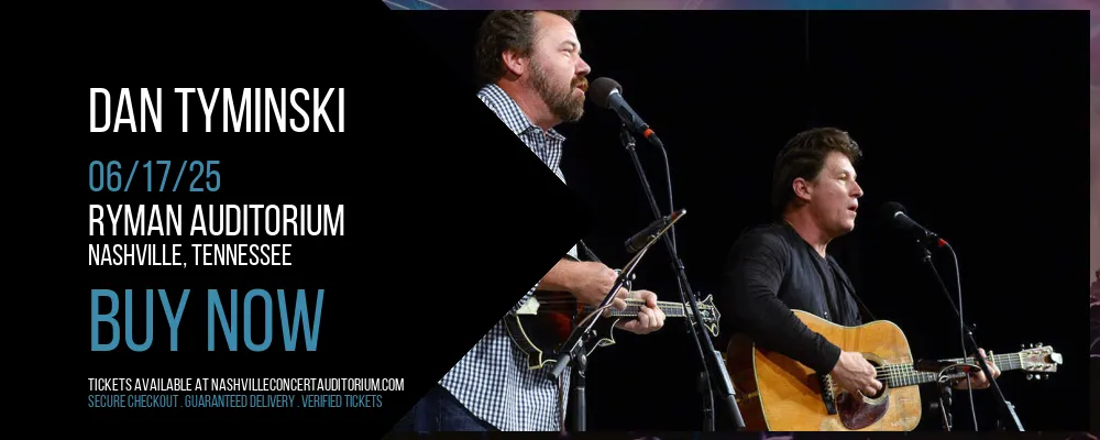 Dan Tyminski at Ryman Auditorium