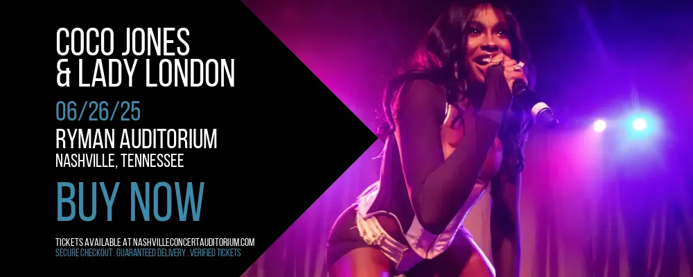 Coco Jones & Lady London at Ryman Auditorium