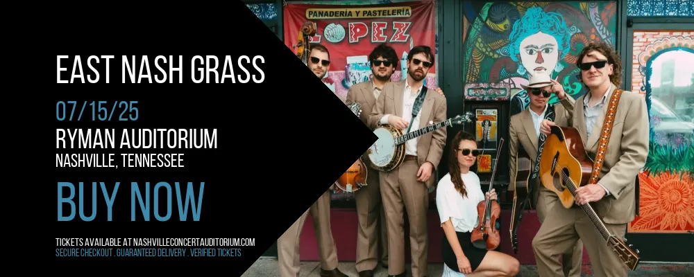 East Nash Grass at Ryman Auditorium