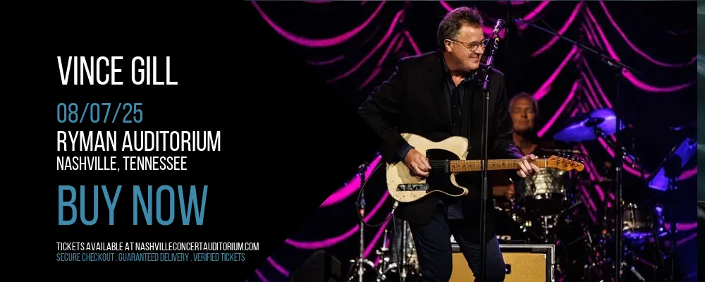 Vince Gill at Ryman Auditorium