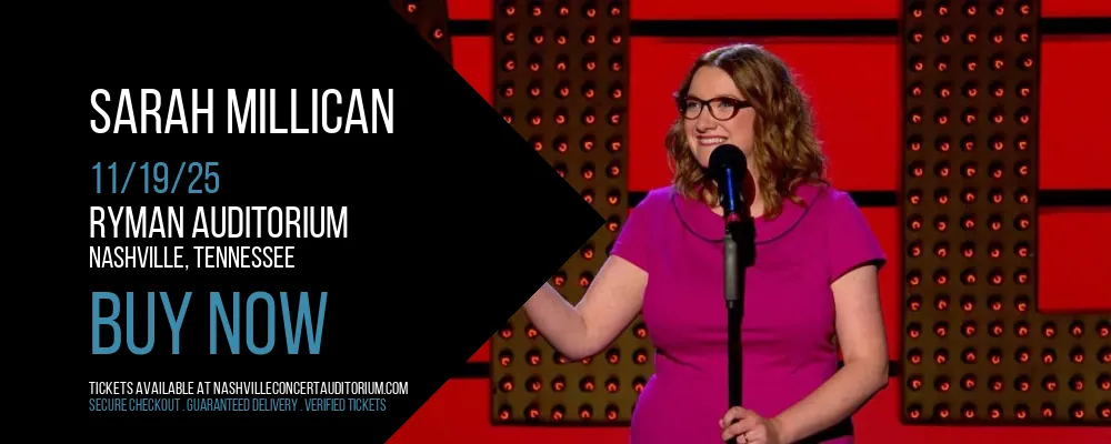 Sarah Millican at Ryman Auditorium