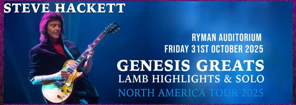 Steve Hackett at Ryman Auditorium