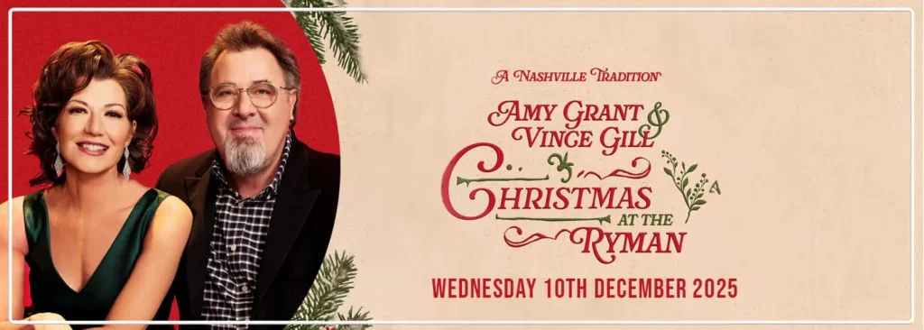 Amy Grant & Vince Gill at Ryman Auditorium