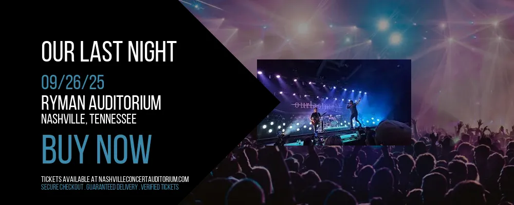 Our Last Night at Ryman Auditorium