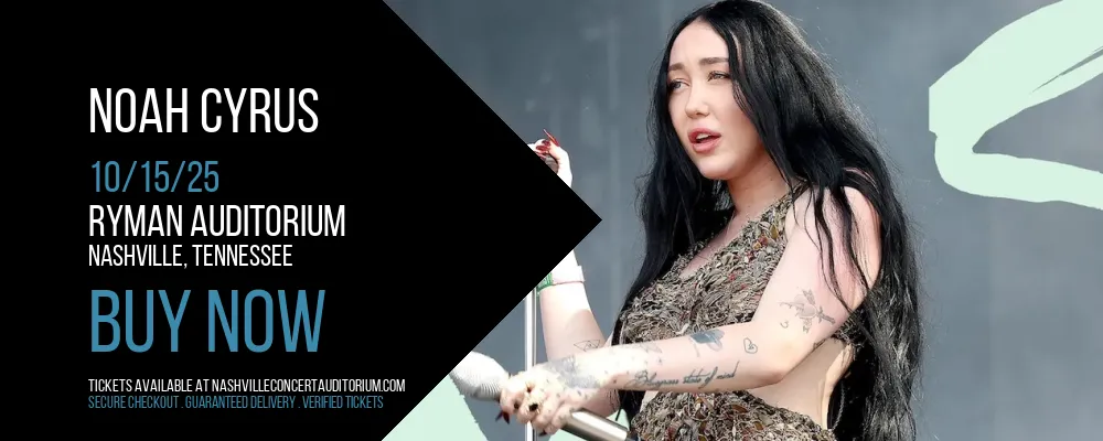 Noah Cyrus at Ryman Auditorium