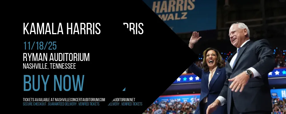 Kamala Harris at Ryman Auditorium
