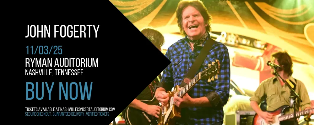 John Fogerty at Ryman Auditorium