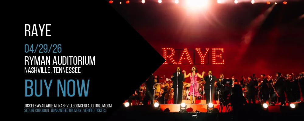 Raye at Ryman Auditorium