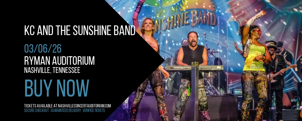 KC and The Sunshine Band at Ryman Auditorium