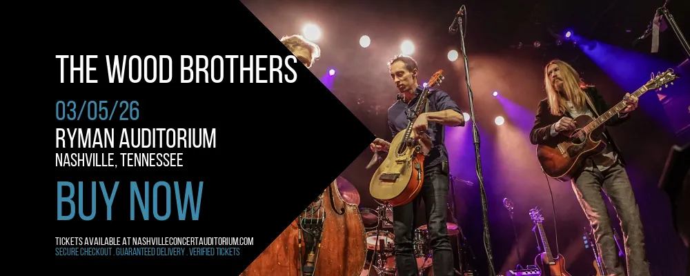 The Wood Brothers at Ryman Auditorium