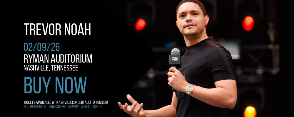 Trevor Noah at Ryman Auditorium