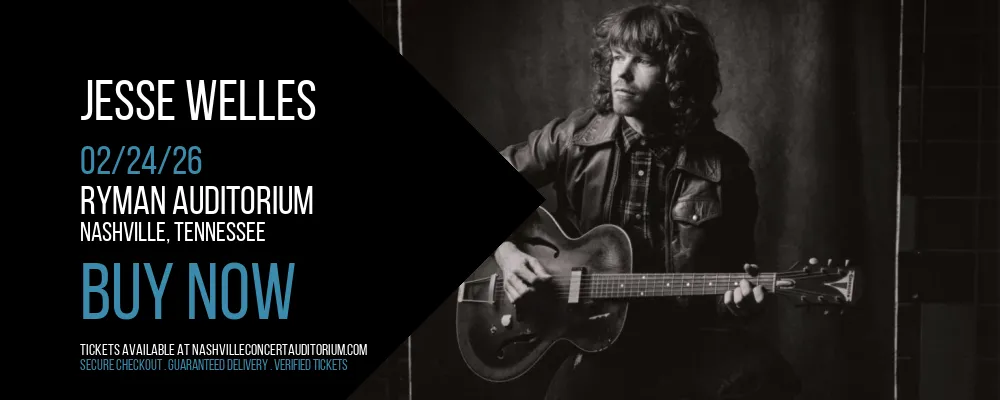 Jesse Welles at Ryman Auditorium