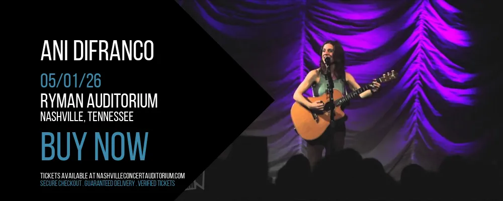 Ani DiFranco at Ryman Auditorium