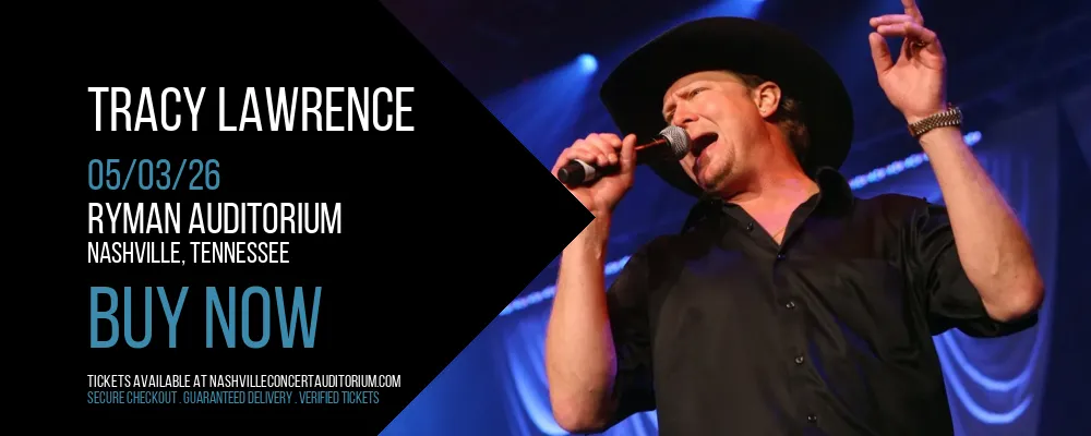 Tracy Lawrence at Ryman Auditorium