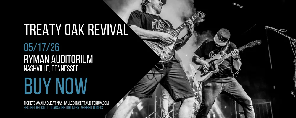 Treaty Oak Revival at Ryman Auditorium