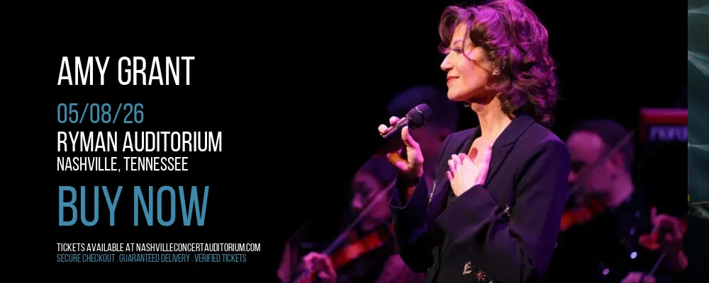 Amy Grant at Ryman Auditorium