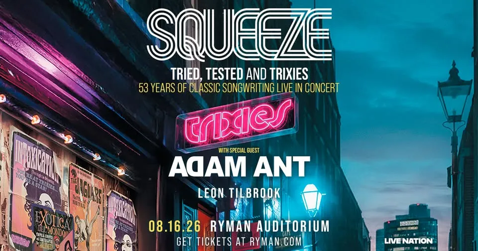 Squeeze at Ryman Auditorium