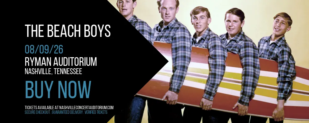 The Beach Boys at Ryman Auditorium
