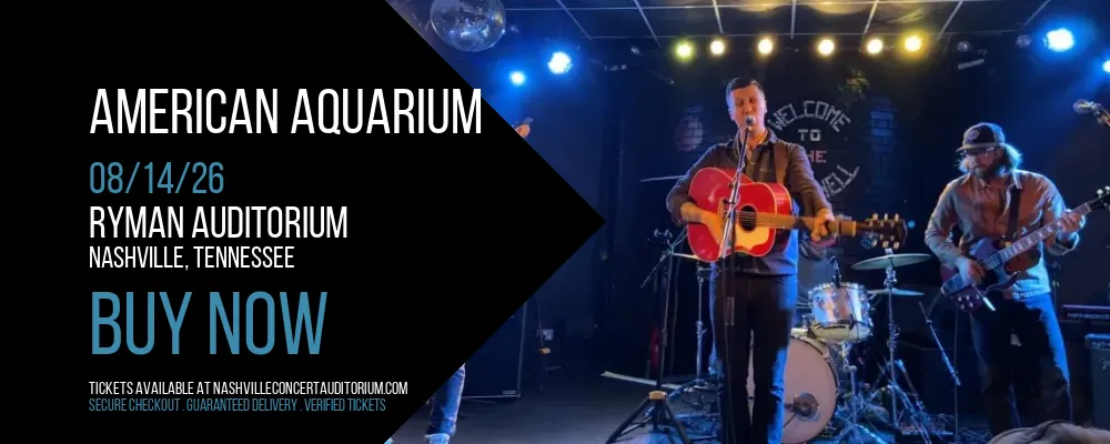 American Aquarium at Ryman Auditorium