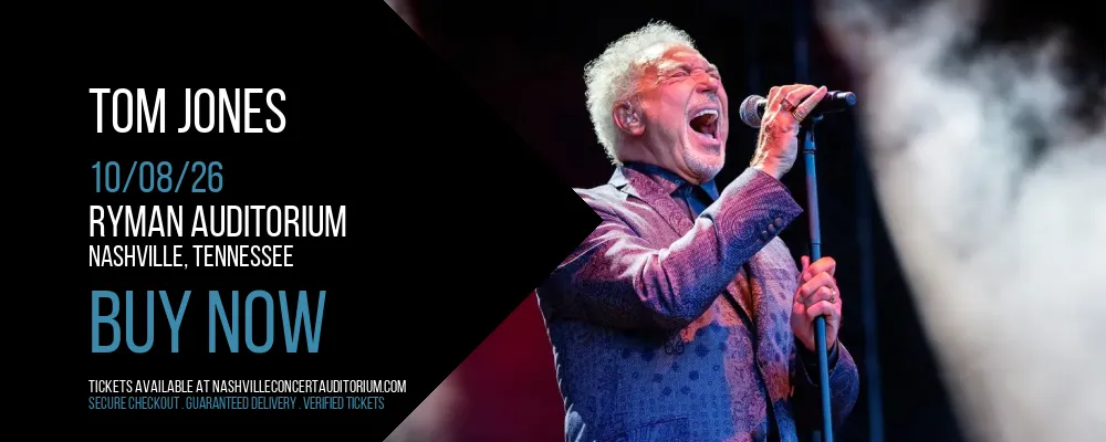 Tom Jones at Ryman Auditorium