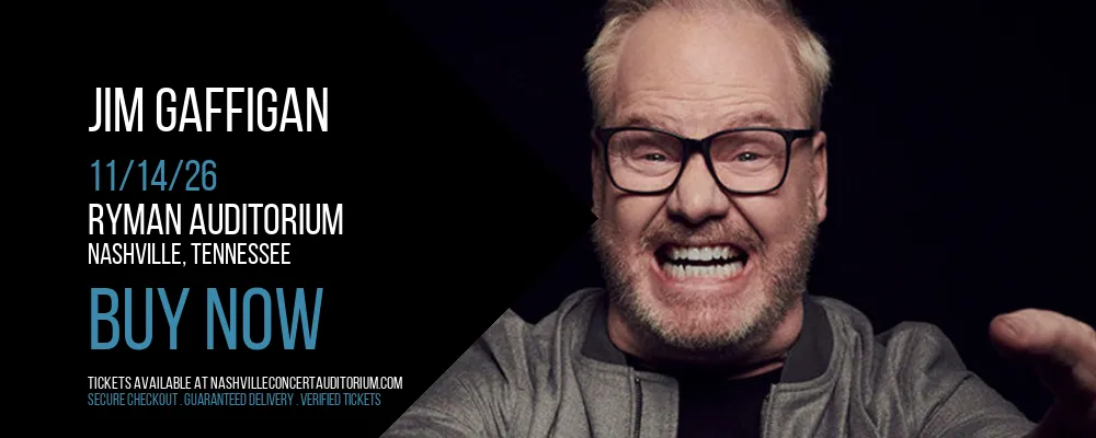Jim Gaffigan at Ryman Auditorium