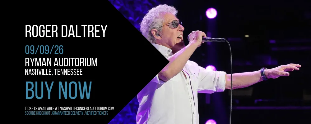 Roger Daltrey at Ryman Auditorium