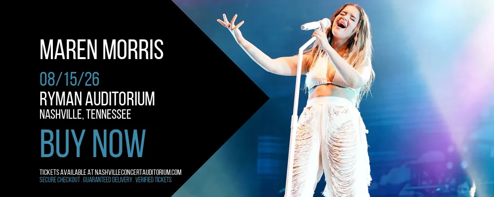 Maren Morris at Ryman Auditorium
