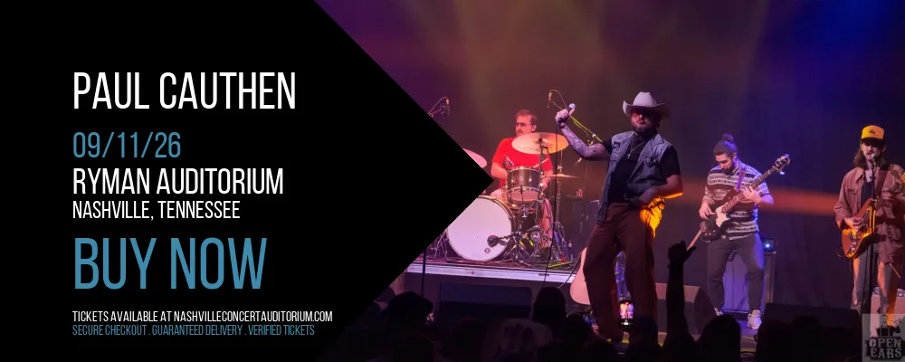 Paul Cauthen at Ryman Auditorium