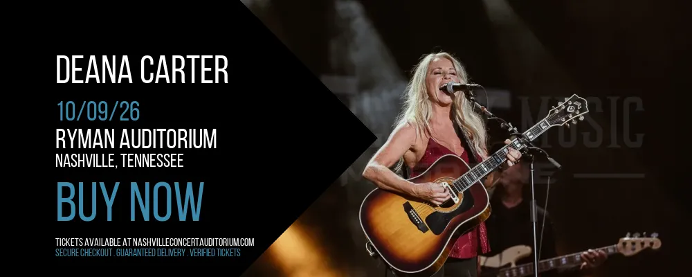Deana Carter at Ryman Auditorium