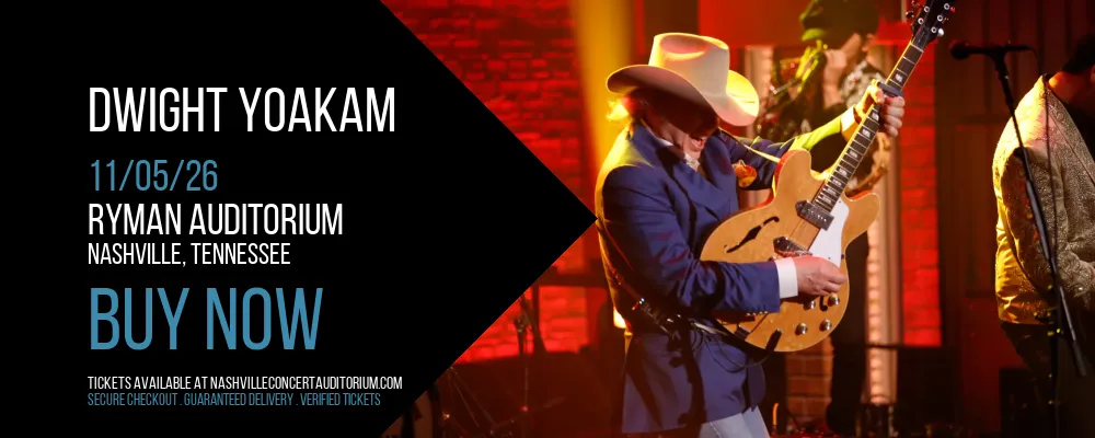 Dwight Yoakam at Ryman Auditorium