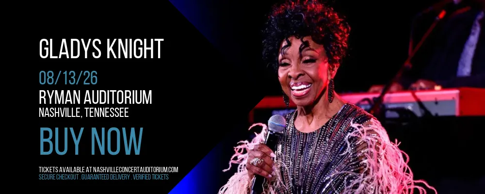 Gladys Knight at Ryman Auditorium