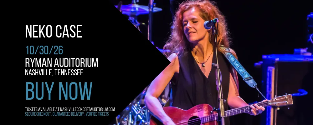 Neko Case at Ryman Auditorium