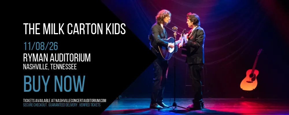 The Milk Carton Kids at Ryman Auditorium